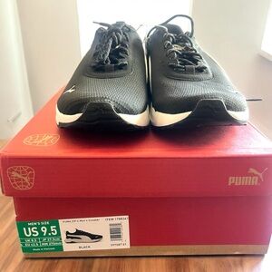 Puma Black Zip C Sneakers, Men’s Sz 9.5 New with Box
